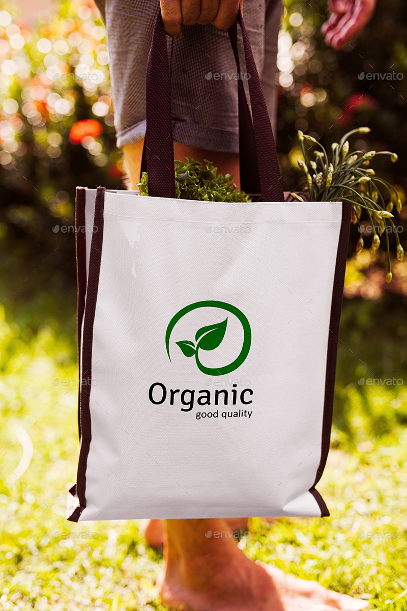 Eco bag mockup template