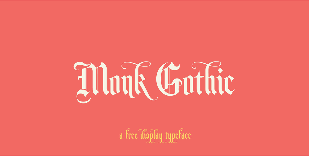 A free gothic display typeface