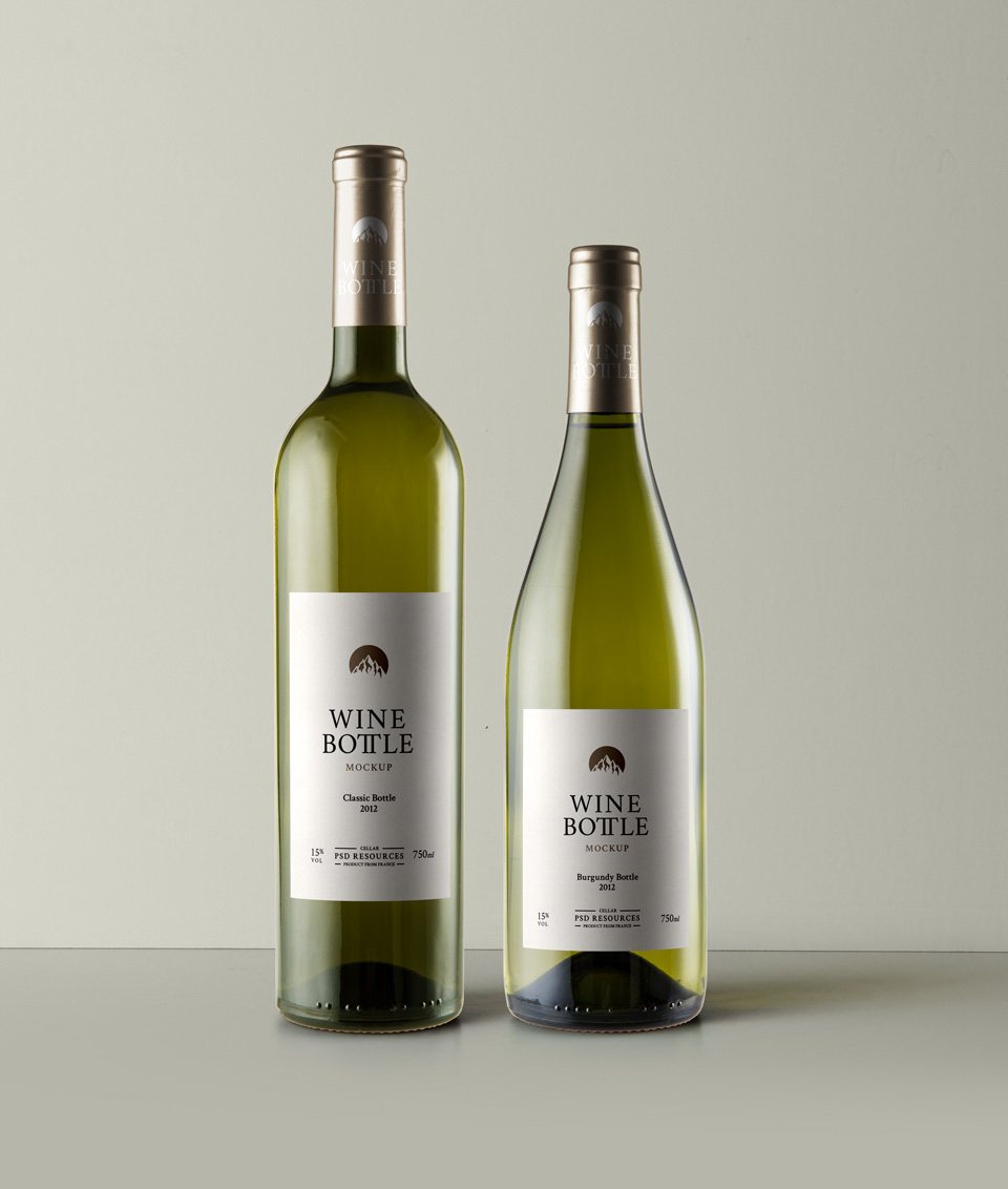 Download 50 Best Wine Bottle Psd Mockup Templates Decolore Net