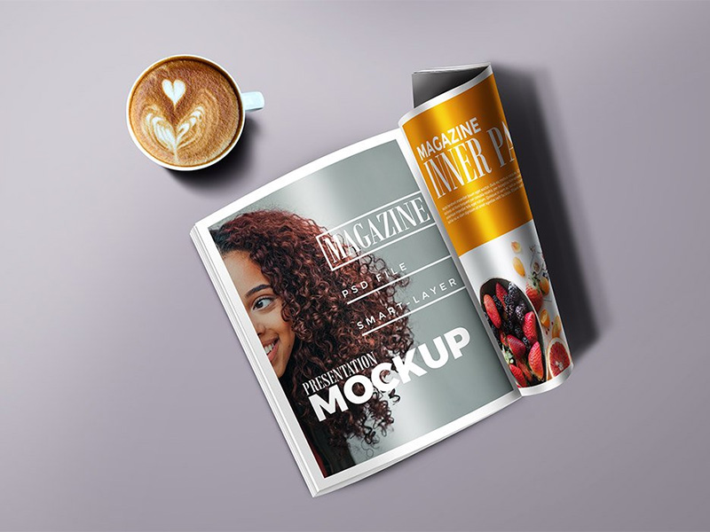 Download 40 Creative Magazine Psd Mockups Templates Decolore Net PSD Mockup Templates