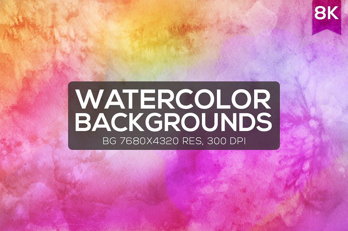 A colorful watercolor backgrounds