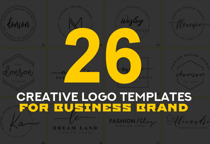 Latest creative logo templates cover