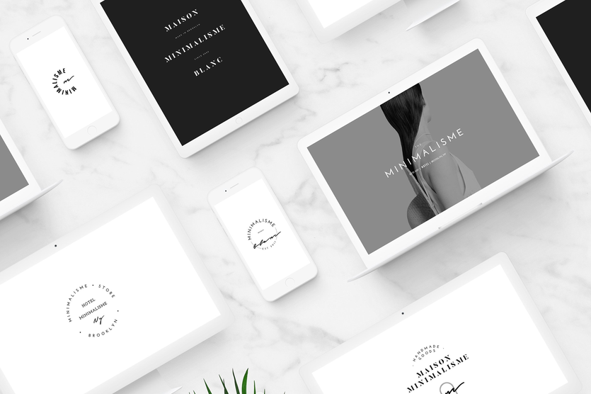 A fifty minimal fashion logo templates