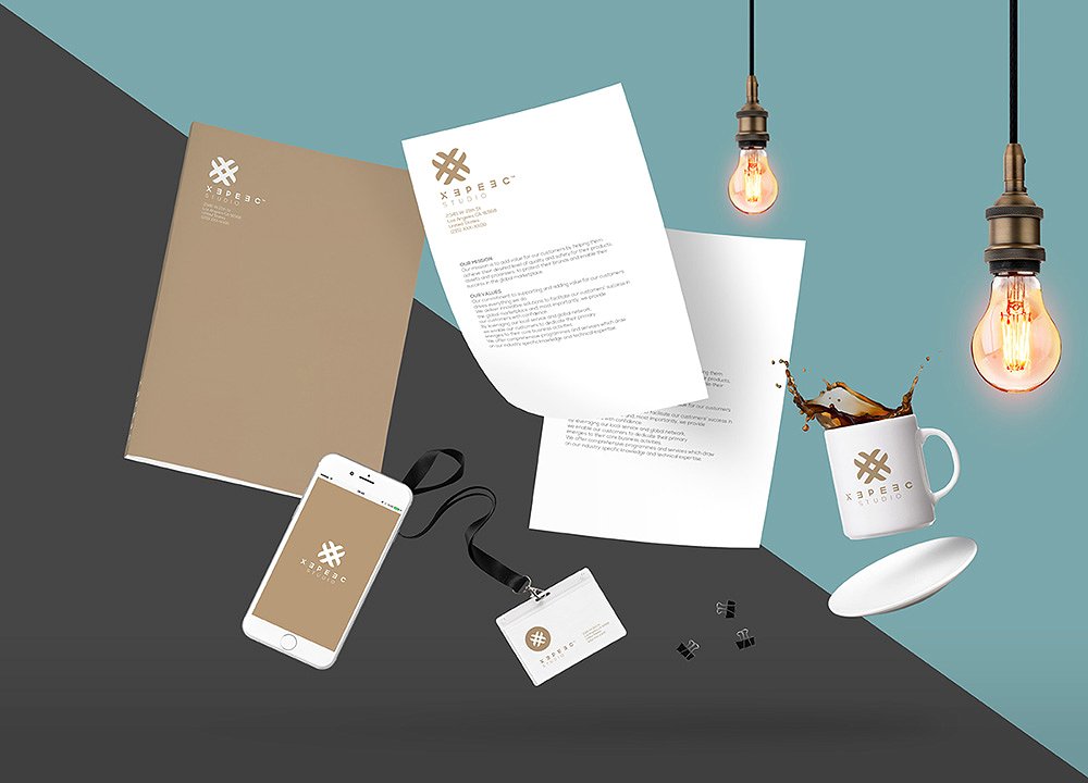 A branding and identity mockup set