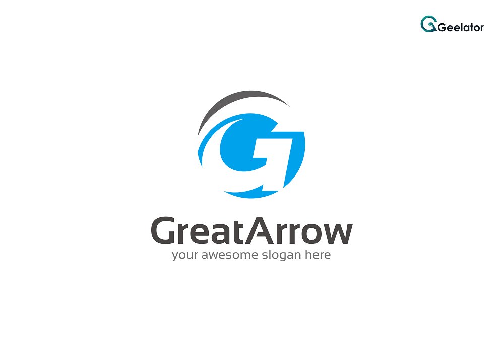 A great arrow logotype