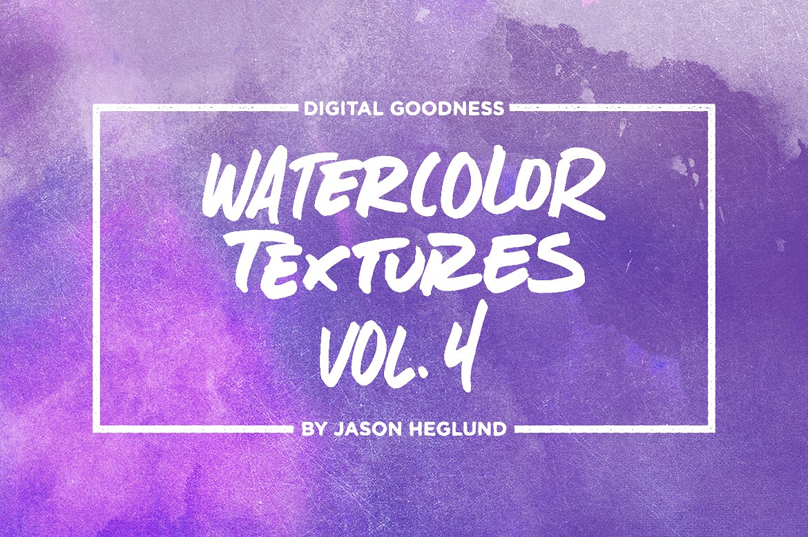 A set of watercolor textures