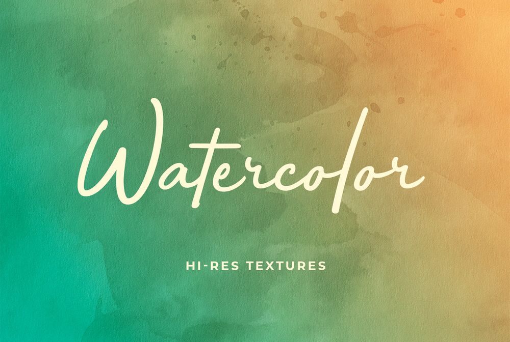 A set of free watercolor backgrounds