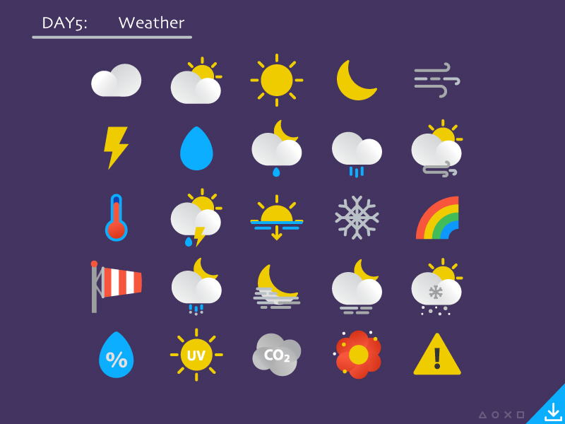 Download 40 Best Weather Forecast Icon Sets Decolore Net
