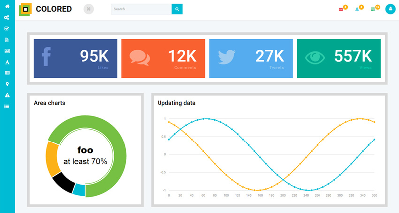Free Control Panel Website Templates 12 Free Css