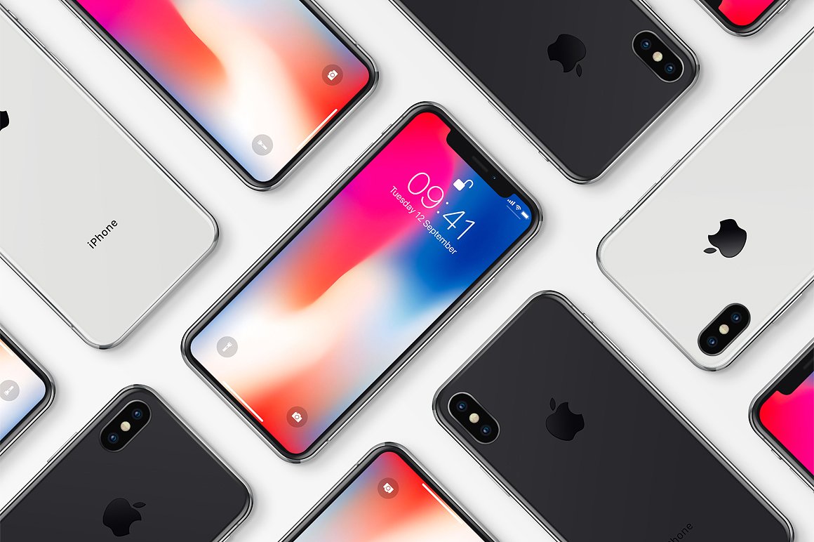 An iphone x mockup template