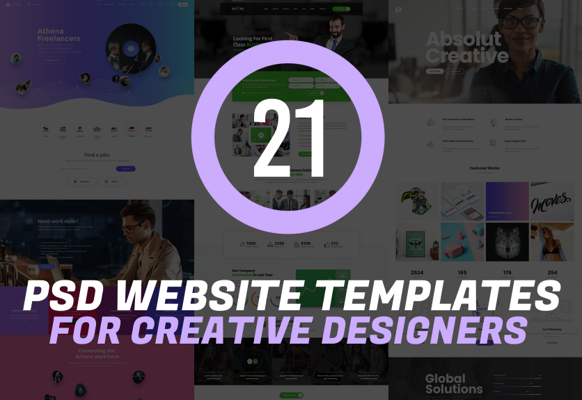Download 21 Latest Creative Psd Website Templates For Designers Decolore Net Yellowimages Mockups