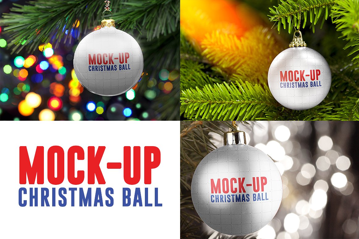 Download Free 21 Attractive Christmas Ball Psd Mockup Templates Decolore Net PSD Mockup Template