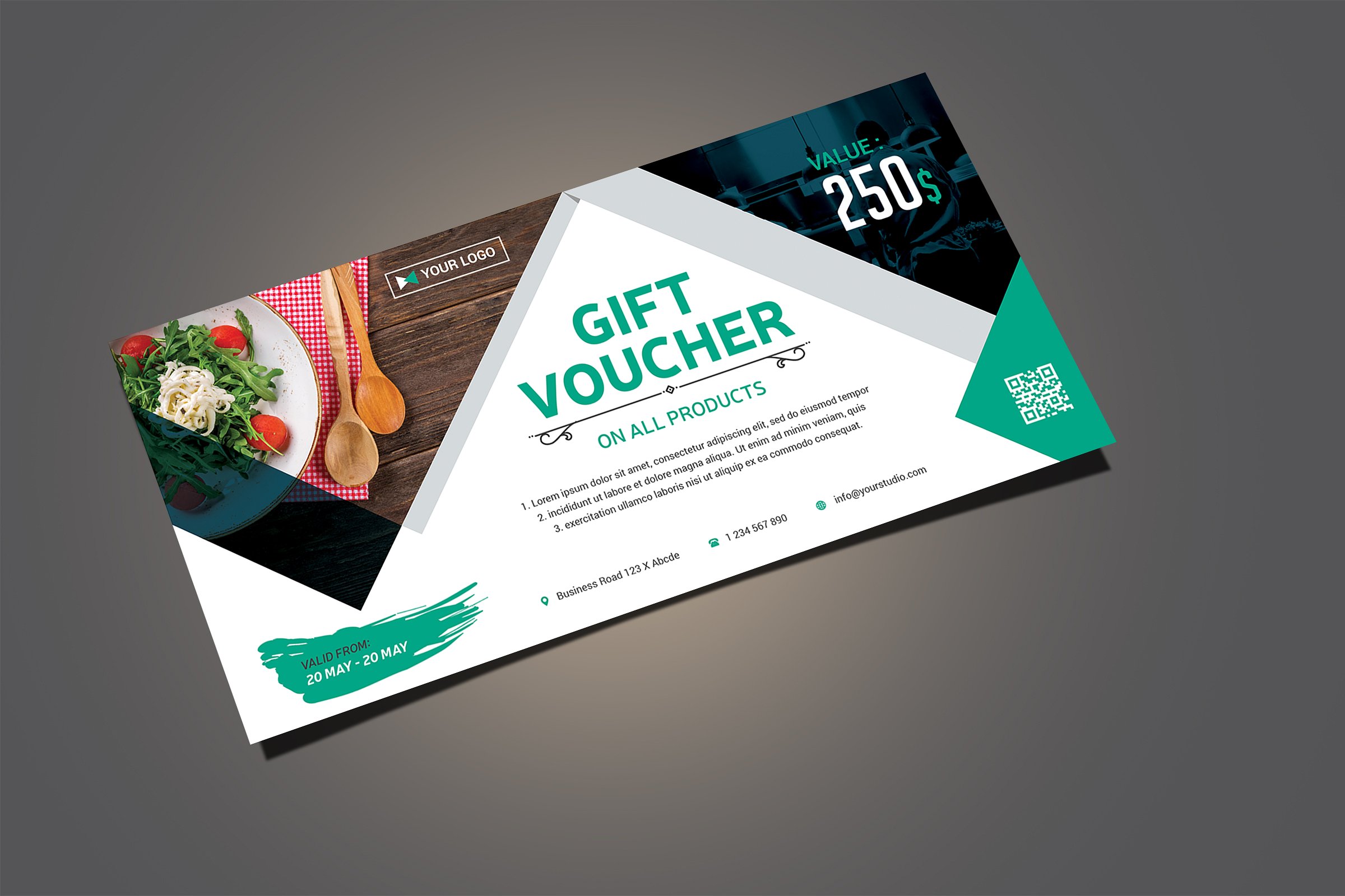 Download Gift Card Mockup Psd Free Download - Free Template PPT ...