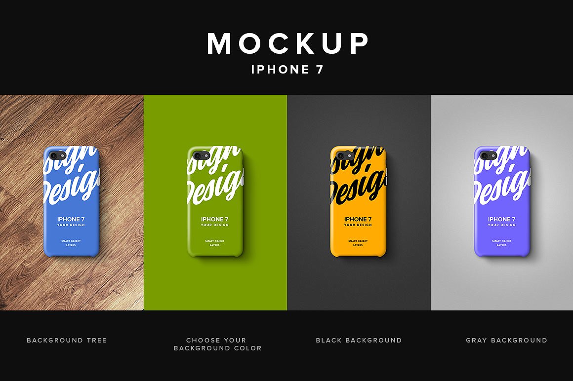 Clear iPhone Case Mockups