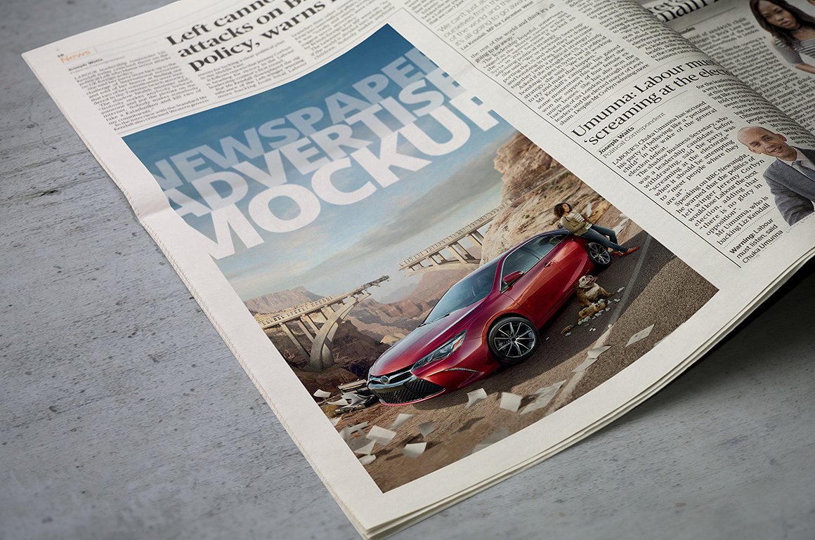 Download 25 Best Newspaper Advertisement Psd Mockups Decolore Net