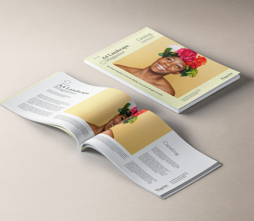 Download 40 Creative Magazine Psd Mockups Templates Decolore Net PSD Mockup Templates