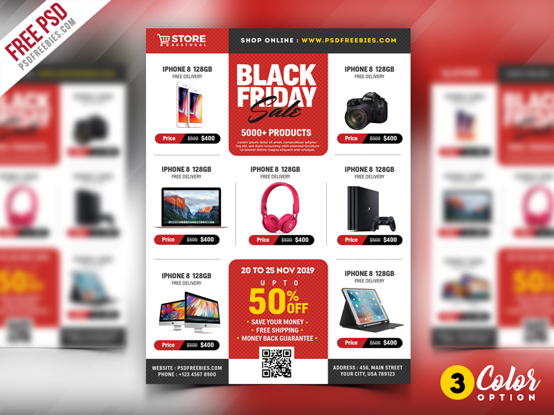 35 Black Friday Psd Flyer Templates Decolore Net