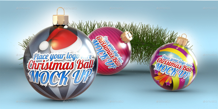 Download 21 Attractive Christmas Ball Psd Mockup Templates Decolore Net PSD Mockup Templates