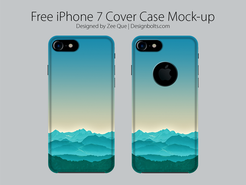 Free iPhone 7 Case Mockup