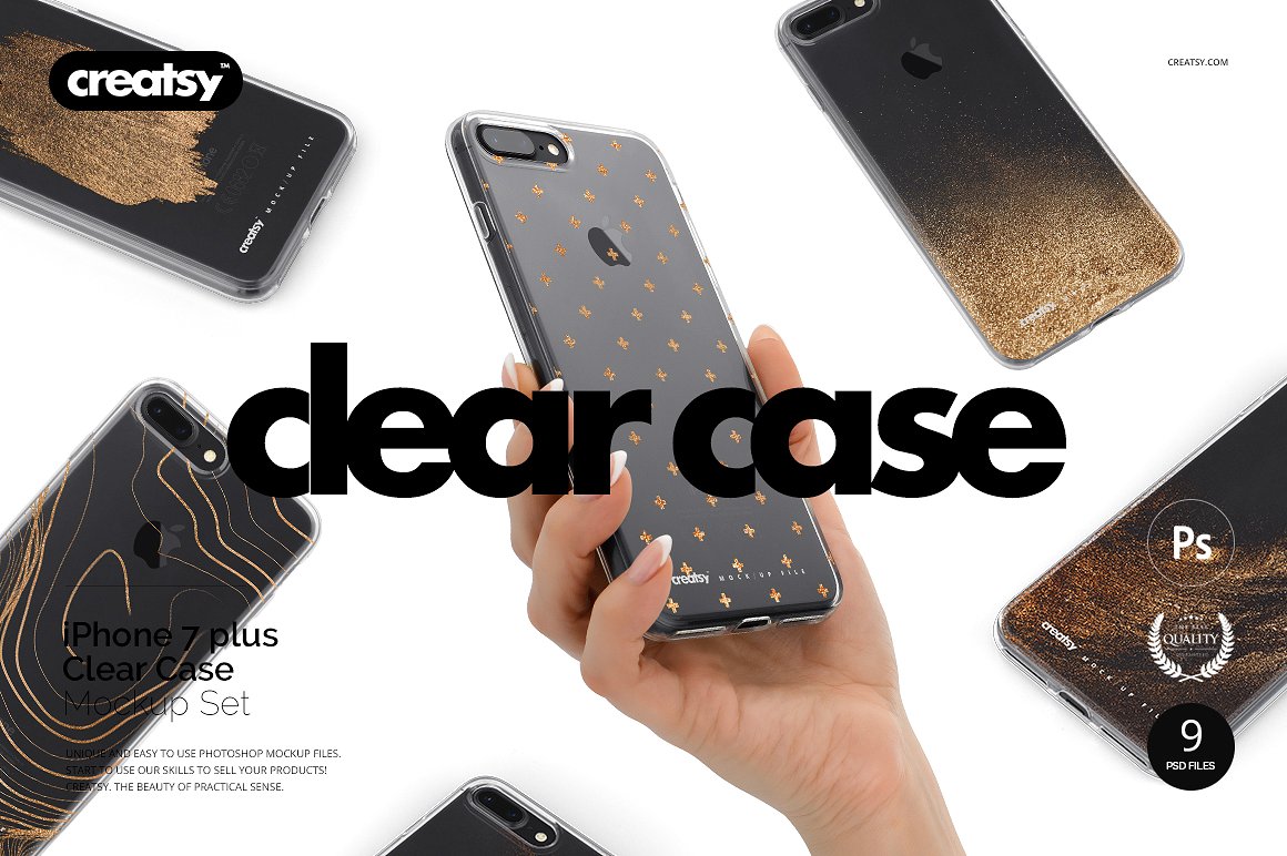 Clear iPhone Case Mockups