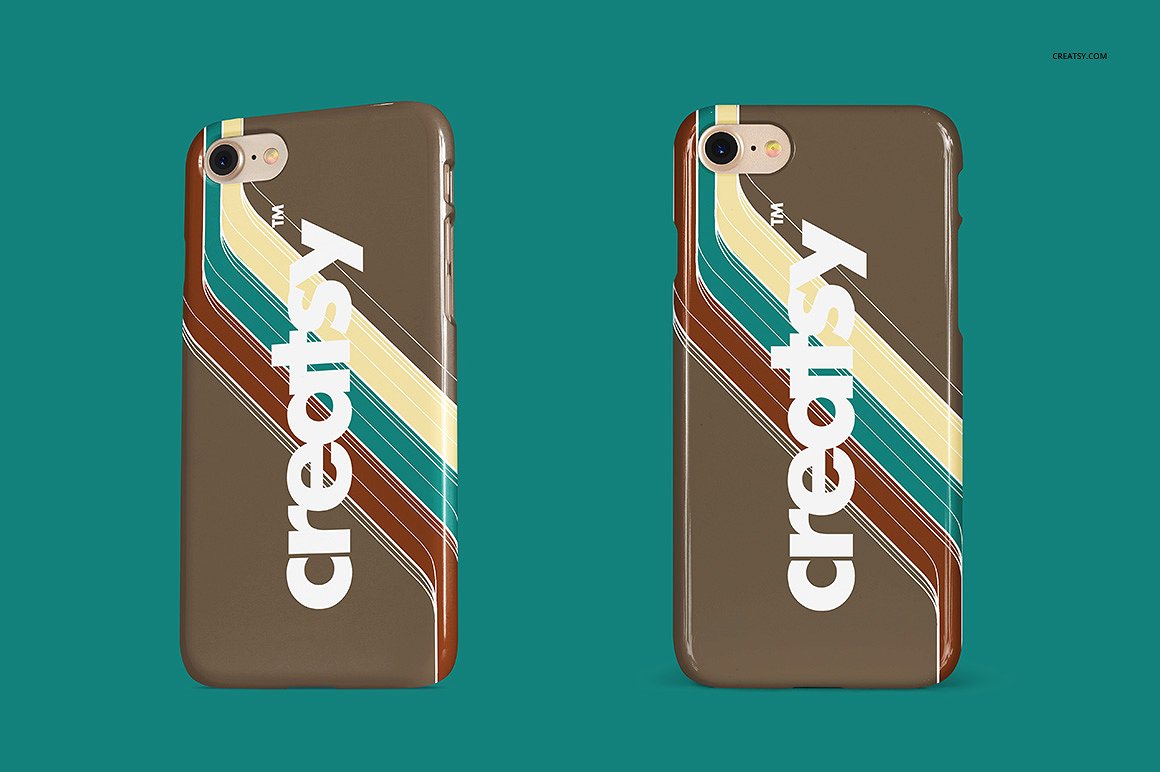 Glossy Snap iPhone Case Mockups