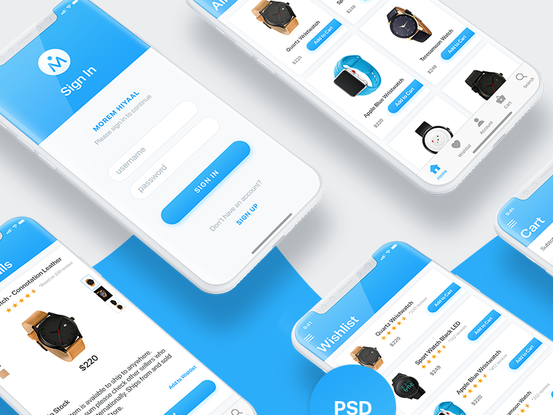 40 Mobile Ui Kits For App Designers Decolore Net