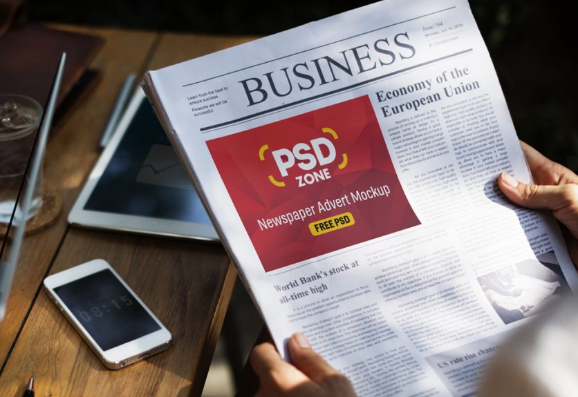 Download 25 Best Newspaper Advertisement Psd Mockups Decolore Net