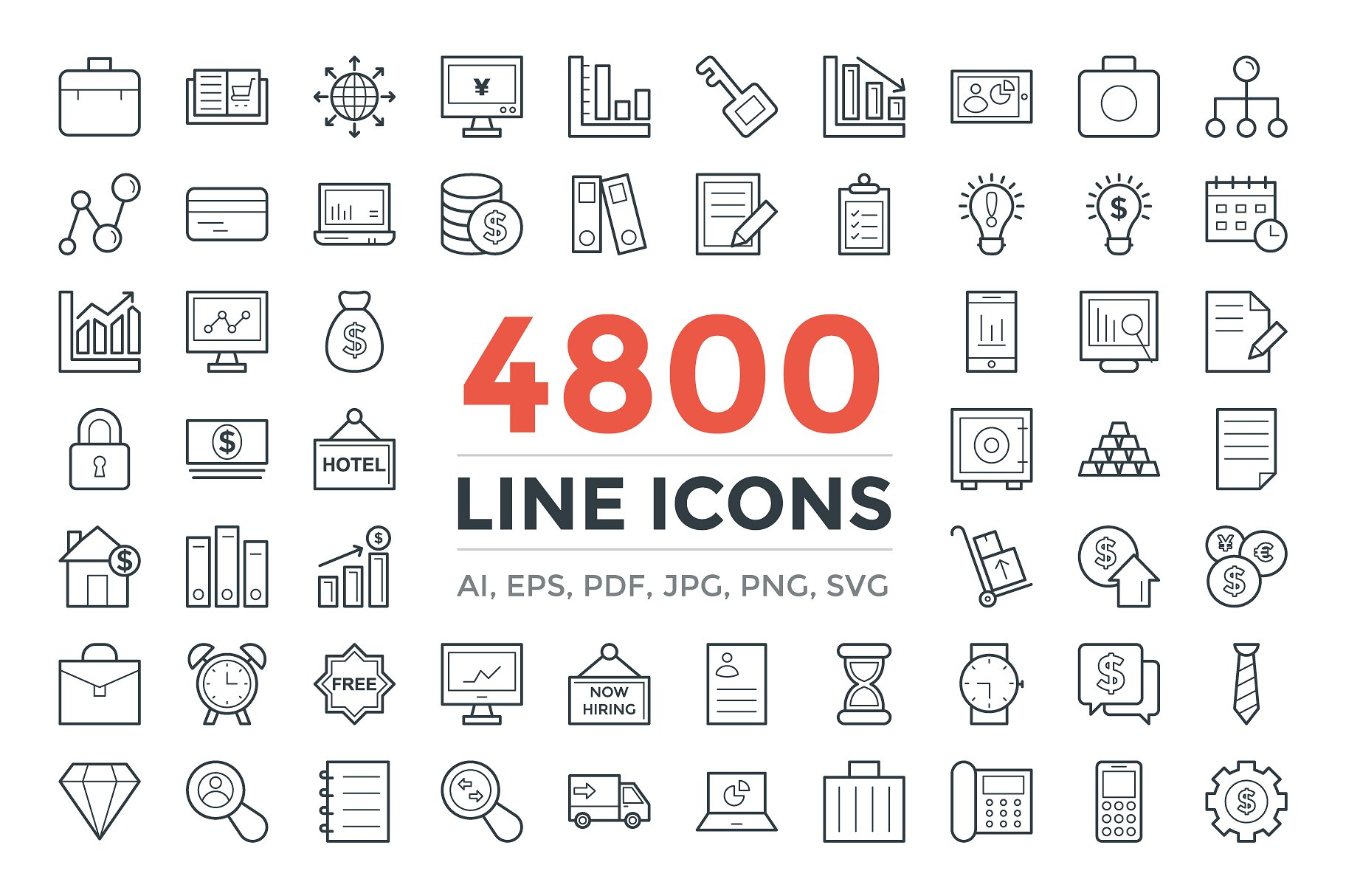 Download 50 Useful Line Icon Sets For Modern Designers Decolore Net SVG, PNG, EPS, DXF File