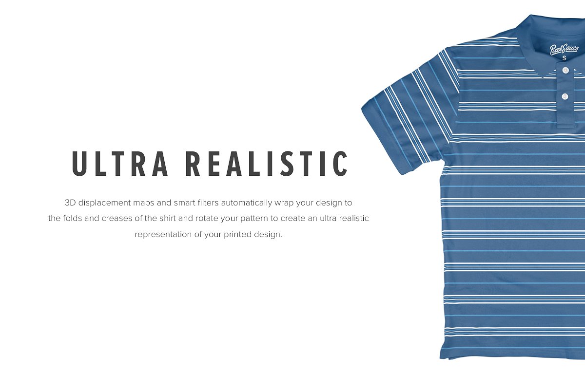 Ultra realistic polo shirt mockup