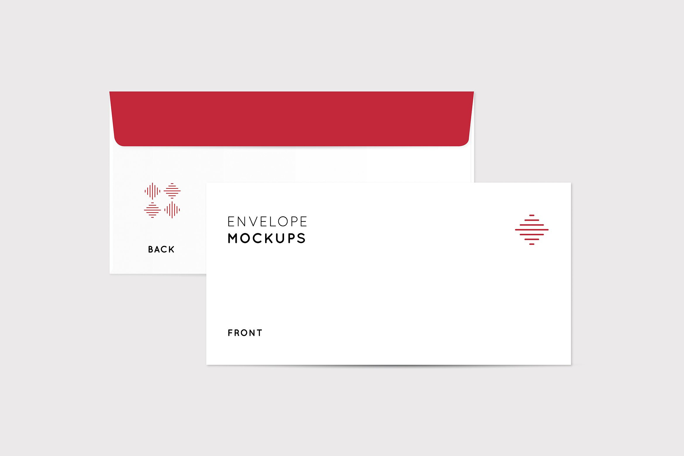 An envelope mockup templates