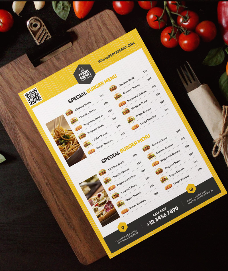 Download 40 Restaurant Food Menu Design Psd Templates Decolore Net