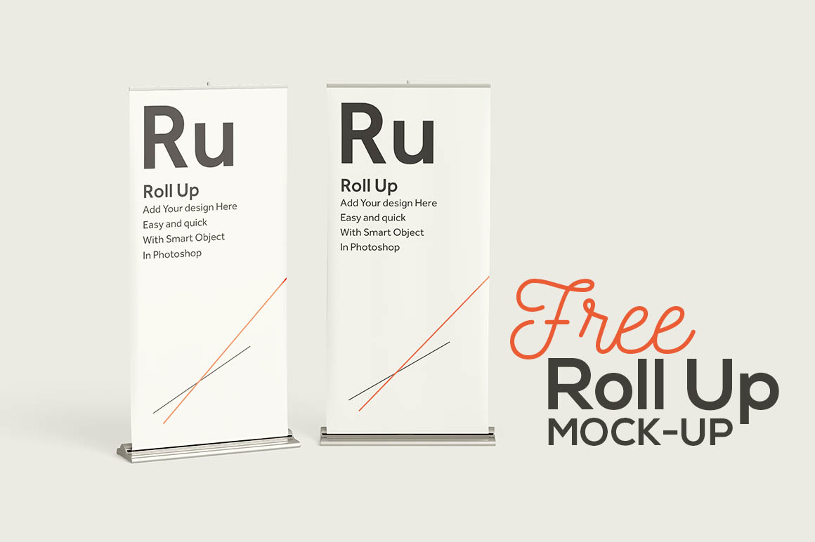 Download 40 Photorealitic Roll Up Standing Banner Psd Mockup Templates Decolore Net