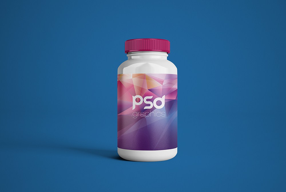 Download 30 Pills Vitamins Bottle Packaging Psd Mockup Templates Decolore Net