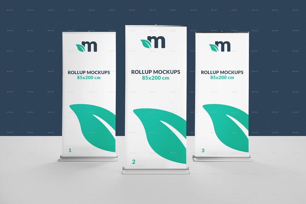 Free Roll Up Banner Mockup Psd Mockuptree
