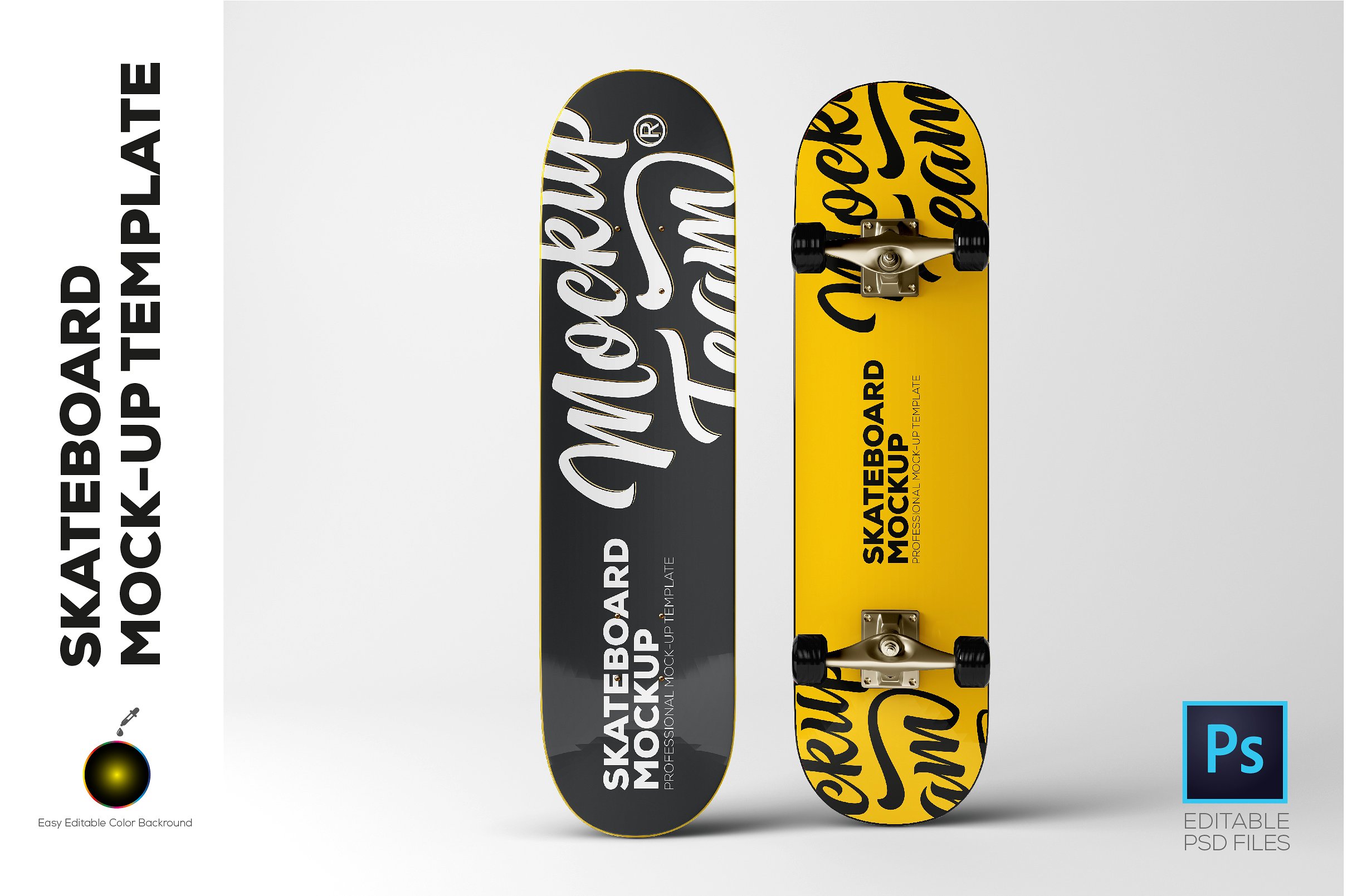 Download 25 Cool Skateboard Mockup Designs Ready For Photoshop Decolore Net