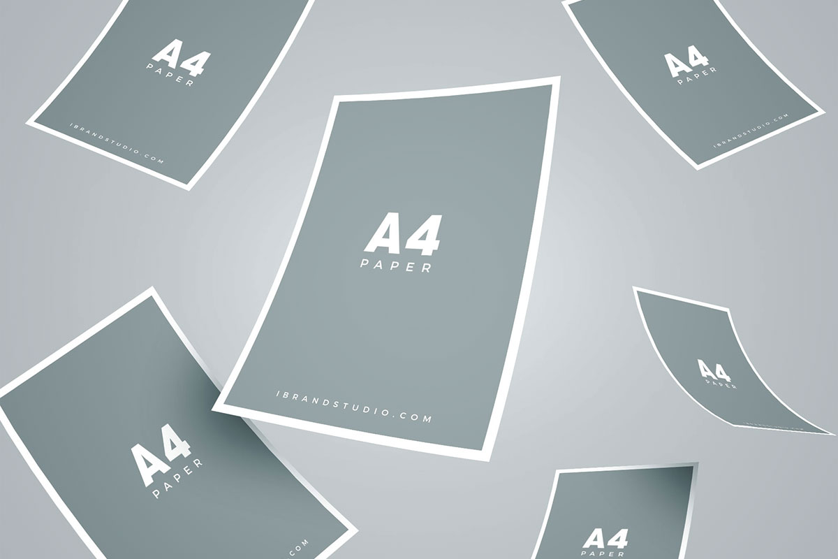 Download 50 Appealing A4 Paper Psd Mockup Templates Decolore Net