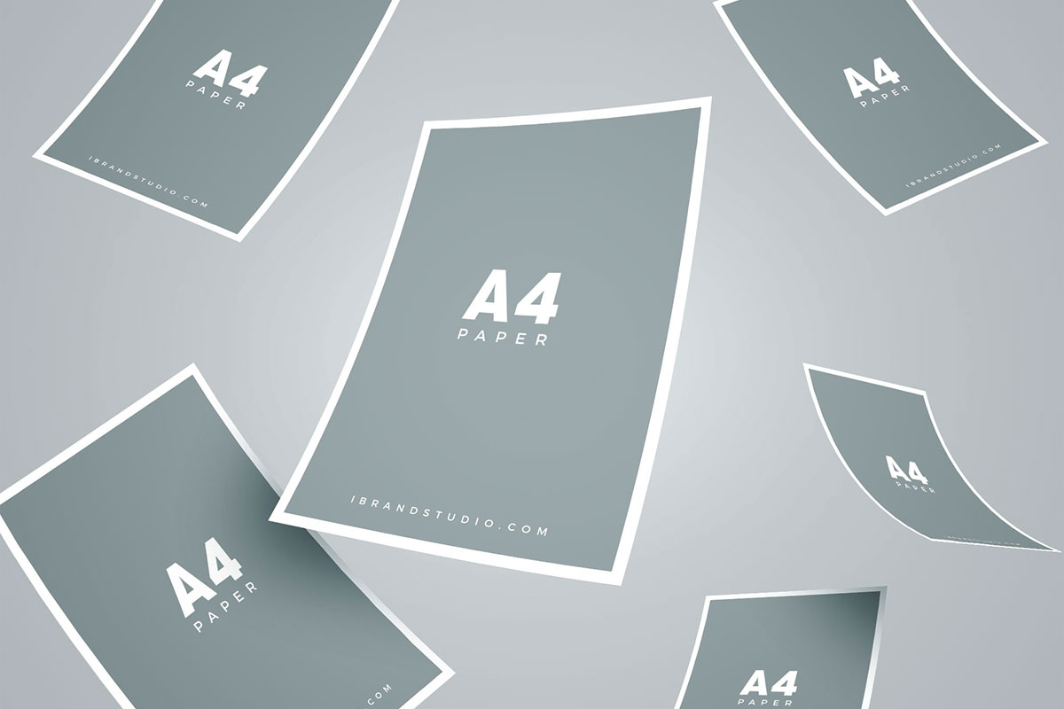 Download 50 Appealing A4 Paper Psd Mockup Templates Decolore Net PSD Mockup Templates