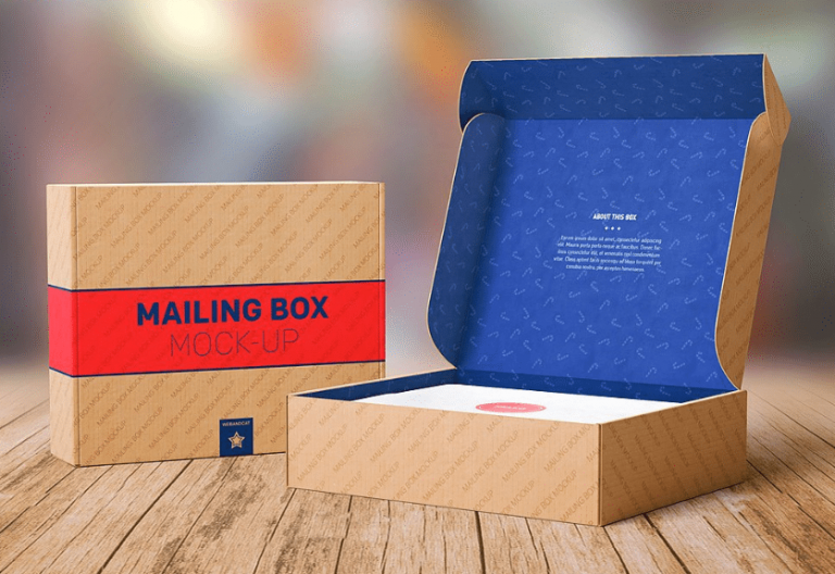 Mailing Box and Bag Mockup Templates Cover