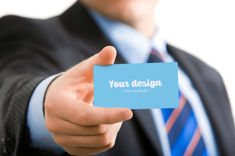 A business card mockup for you