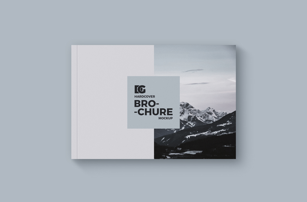 A free brochure mockup template