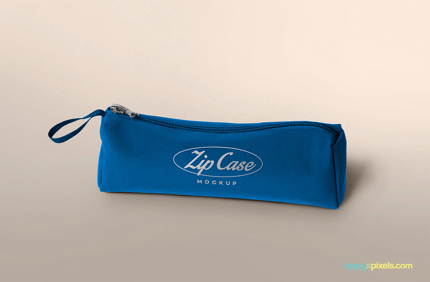 Free fabric pencil case mockup template