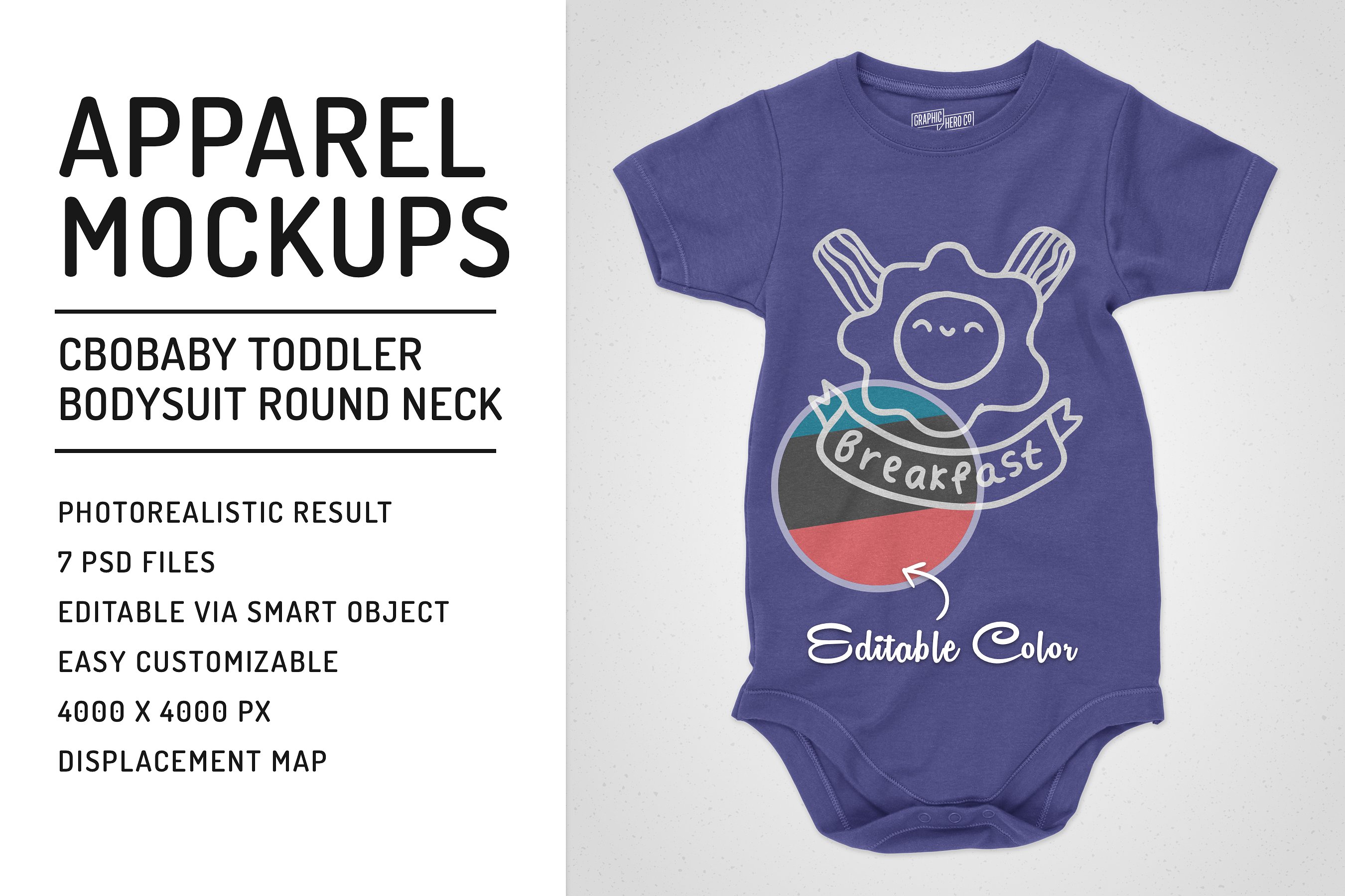Toddler bodysiuit mockup templates