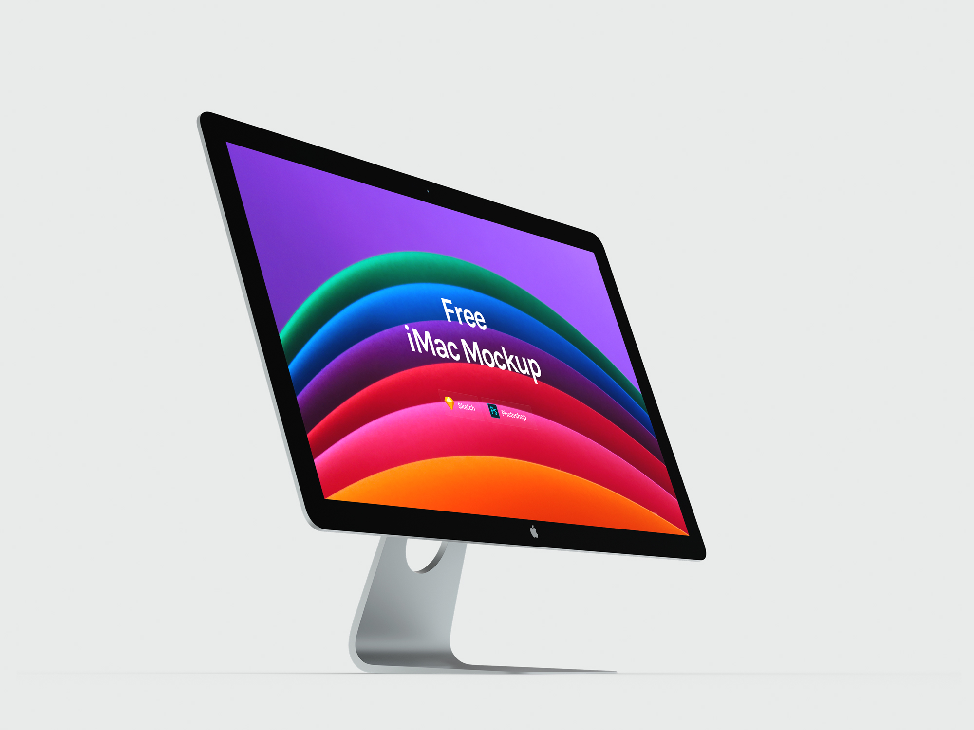 A free imac mockup template