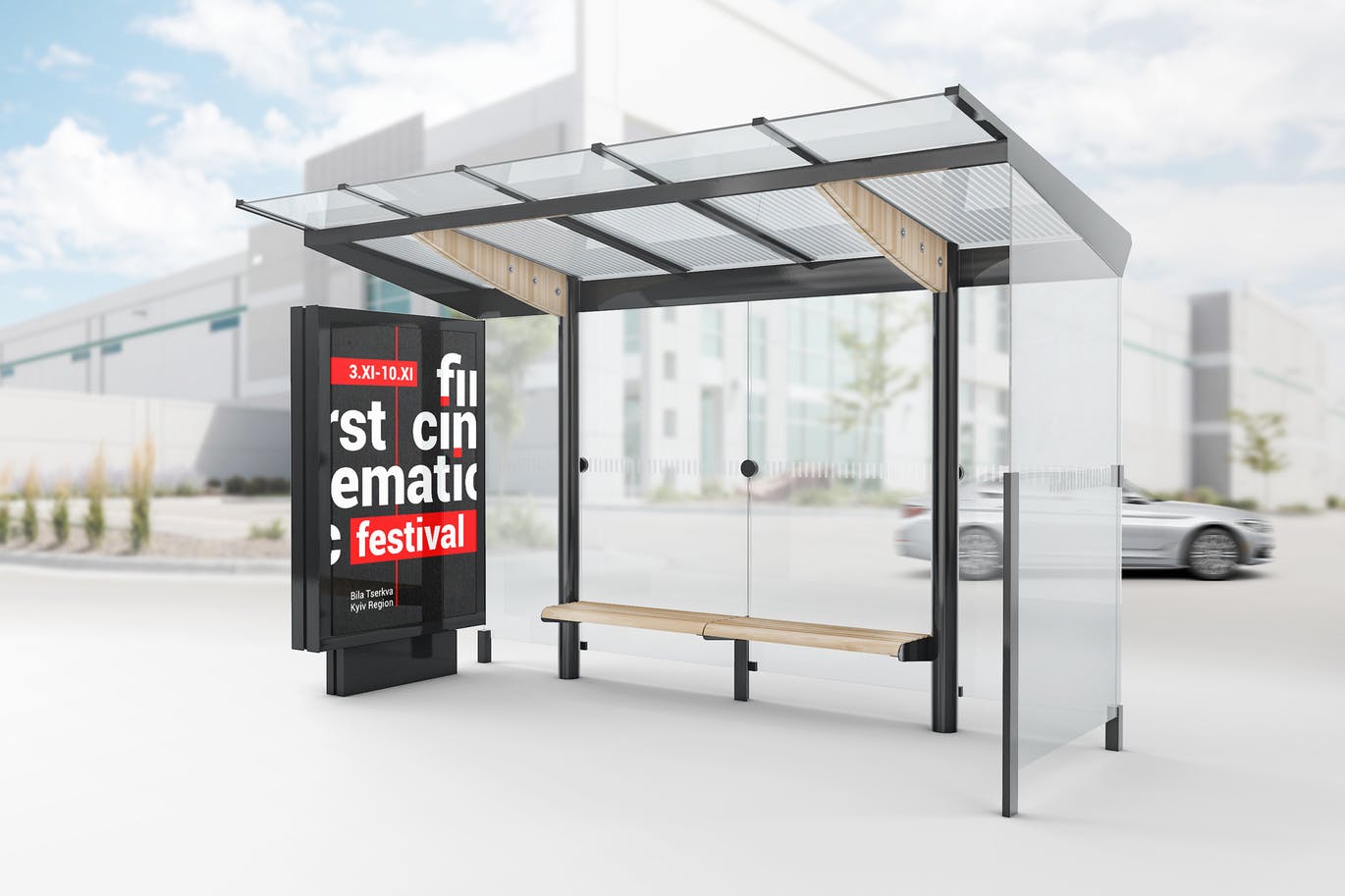 Download 35+ Realistic Bus Stop Advertising PSD Mockup Templates | Decolore.Net