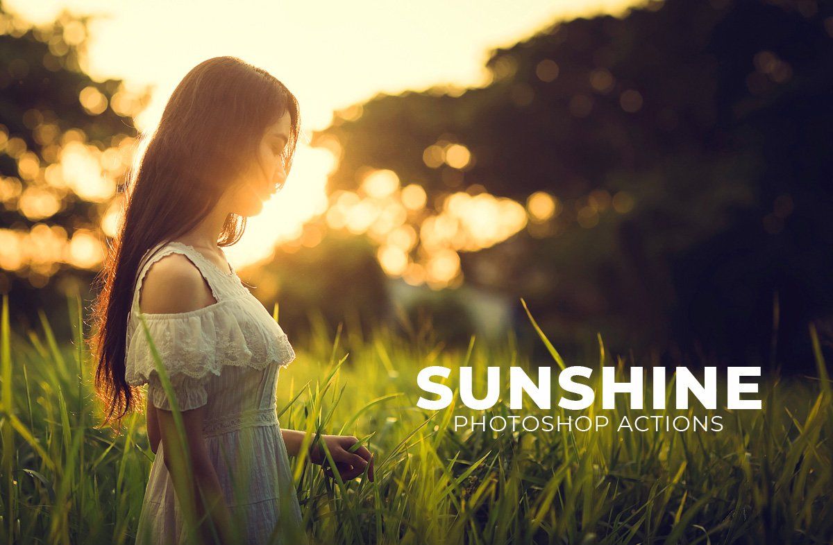 A free photoshop actions about sunshine
