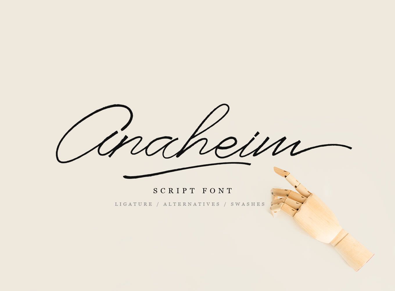 A free romantic script font