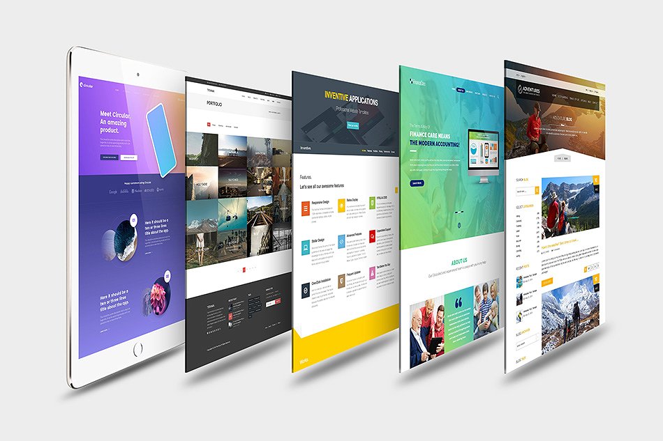 An ipad mockup template