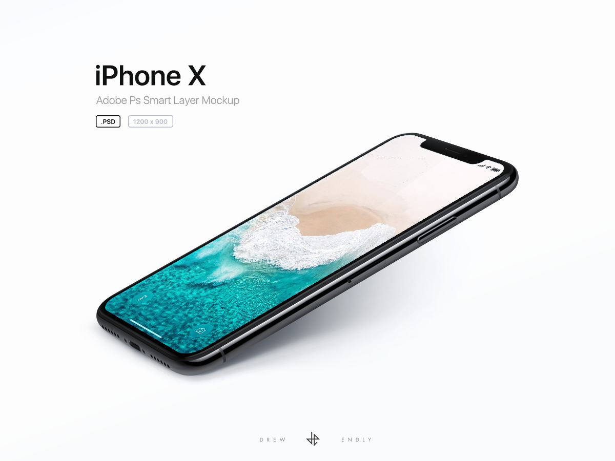 A free iphone x mockup