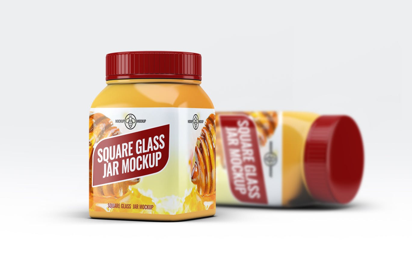 Free Plastic Bottles Mockup Psd