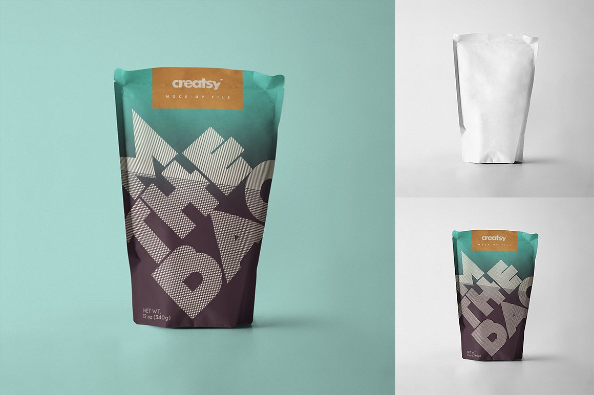 A paper bag mockup templates